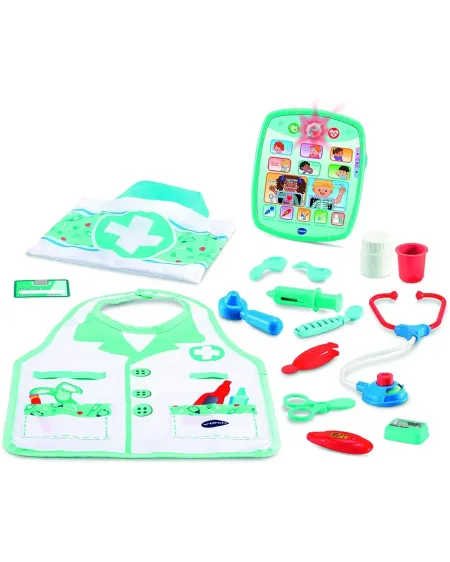 KIT APPRENTI DOCTEUR ELETRONIQUE Une panoplie de docteur très compl...