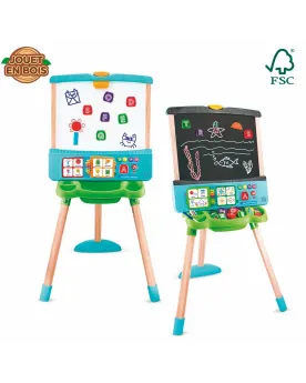 MAGI CHEVALET MAGNETI LETTRES 3 en 1 : Chevalet avec tableau blanc ...