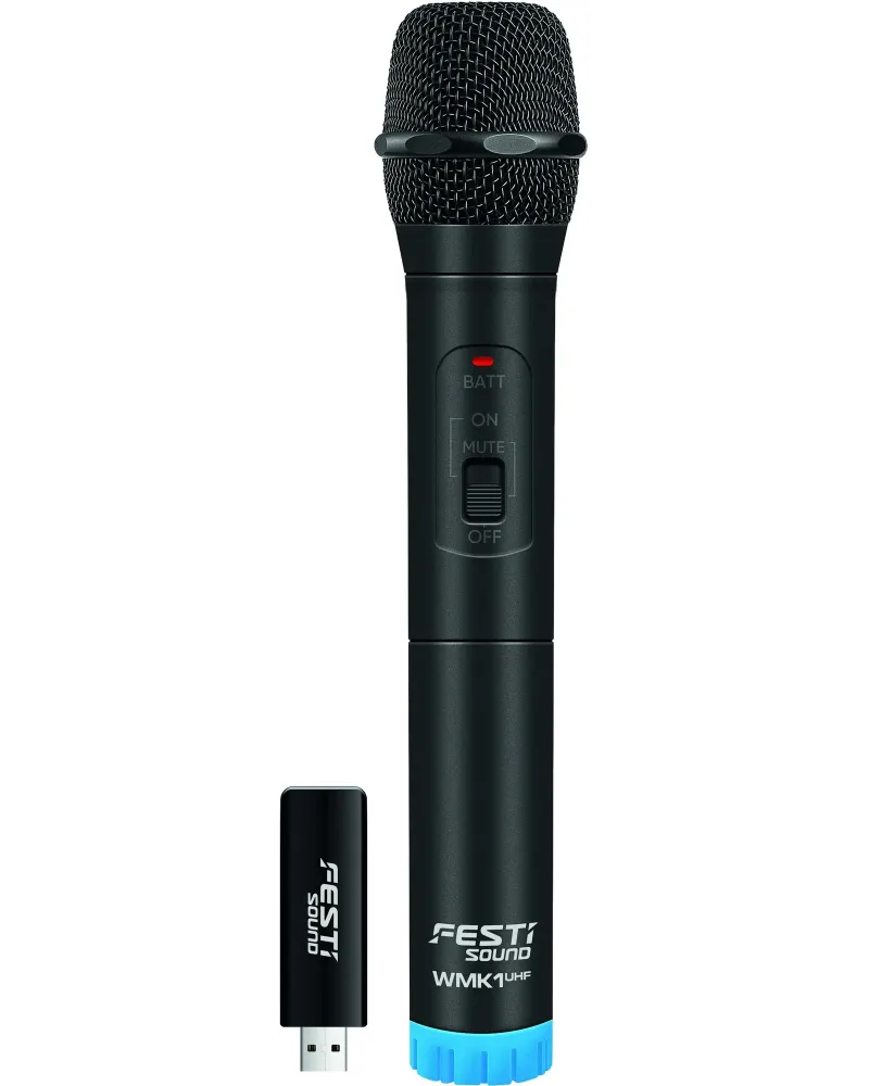 MICRO SANS FIL  Technologie VHF. Récepteur USB, câble Jack inclus. ...