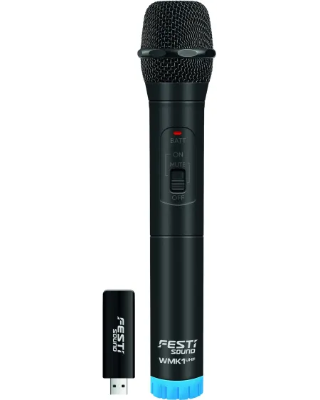 MICRO SANS FIL  Technologie VHF. Récepteur USB, câble Jack inclus. ...