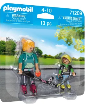 JOUEURS DE ROLLER HOCKEY   PMB71209 PLAYMOBIL Âge Minimum: 4A -Âge ...