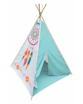 TIPI BLEU 1M20X1M20X1M50 DISPLAY  Tapis de sol inclus. 120 x 120 x ...