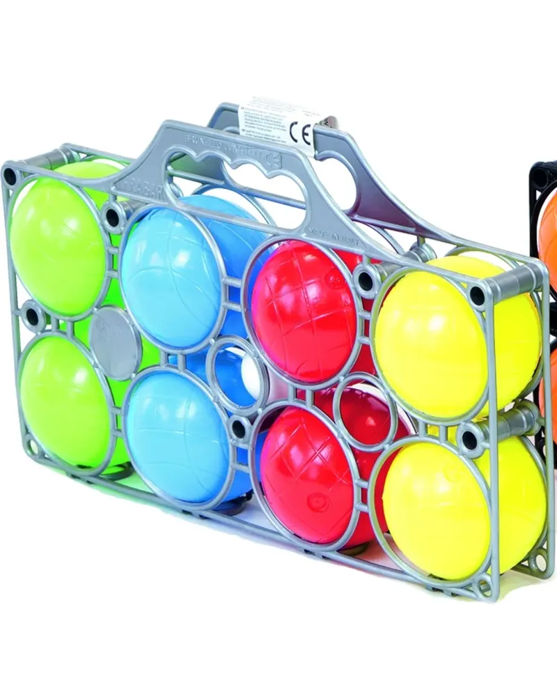 PANIER 8 BOULES PETANQUE PLASTIQUE  8 boules et 1 cochonnet. IMA710...