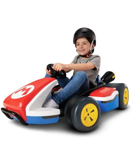 KART MARIO 24V 13KMH 3 VITESSES ET SONS  Batterie 24V. Siège réglab...