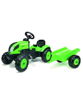 TRACTEUR COUNTRY FARMER 2/5 ANS + REMORQ  Plaque d'immatriculation ...