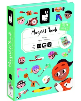 MAGNETI'BOOK SPORTS  Contient 10 cartes et 40 magnets. JANJ02596 JA...