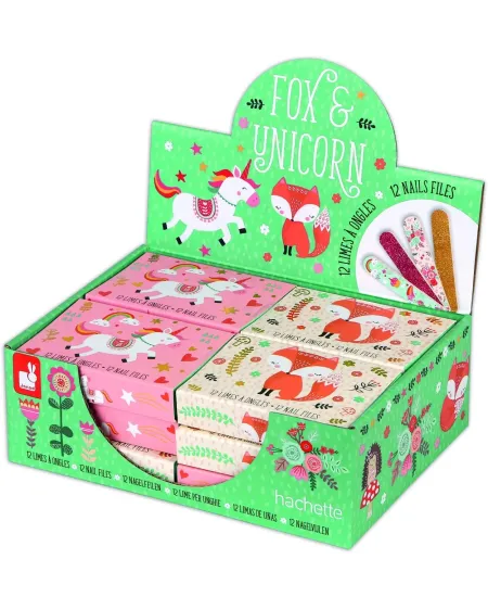 BOITE DE 12 MINI LIME A ONGLES RENARD/LI   JANJ07868 JANOD Âge Mini...