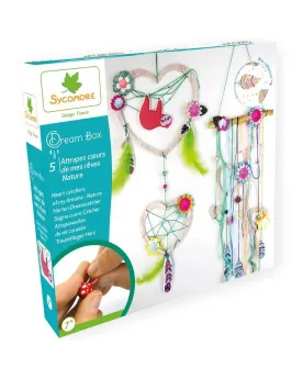 ATTRAP'REVES NATURE  5 attrape-rêves sur le thème de la nature. SYC...