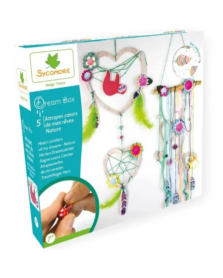 ATTRAP'REVES NATURE  5 attrape-rêves sur le thème de la nature. SYC...