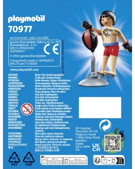 BOXEUR THAI   PMB70977 PLAYMOBIL Âge Minimum: 4A -Âge Maximum: 10A ...
