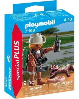 EXPLORATEUR ET ALLIGATOR  GAMME SPECIAL PLUS PMB71168 PLAYMOBIL Âge...