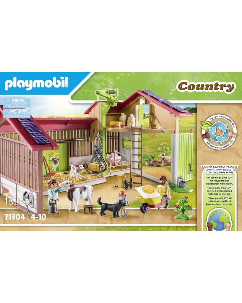 FERME AVEC PANNEAUX SOLAIRES   PMB71304 PLAYMOBIL Âge Minimum: 4A -...