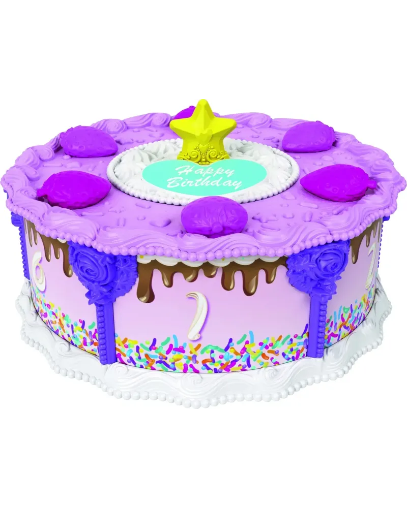 POLLY POCKET GATEAU D'ANNIVERSAIRE  Ouvre ce gâteau de 2 étages pou...