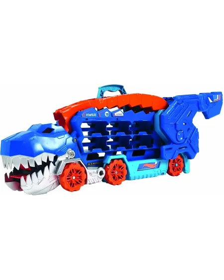 HOT WHEELS TRANSPORTEUR DINO TRANSFORMAB  Avale et transporte plus ...