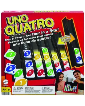 UNO QUATRO Jeu de réflexion : vous devrez associer des chiffres et ...