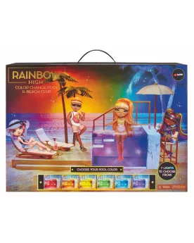 RAINBOW HIGH CLUB DE LA PLAGE PISCINE  Se prélasser au bord de la p...