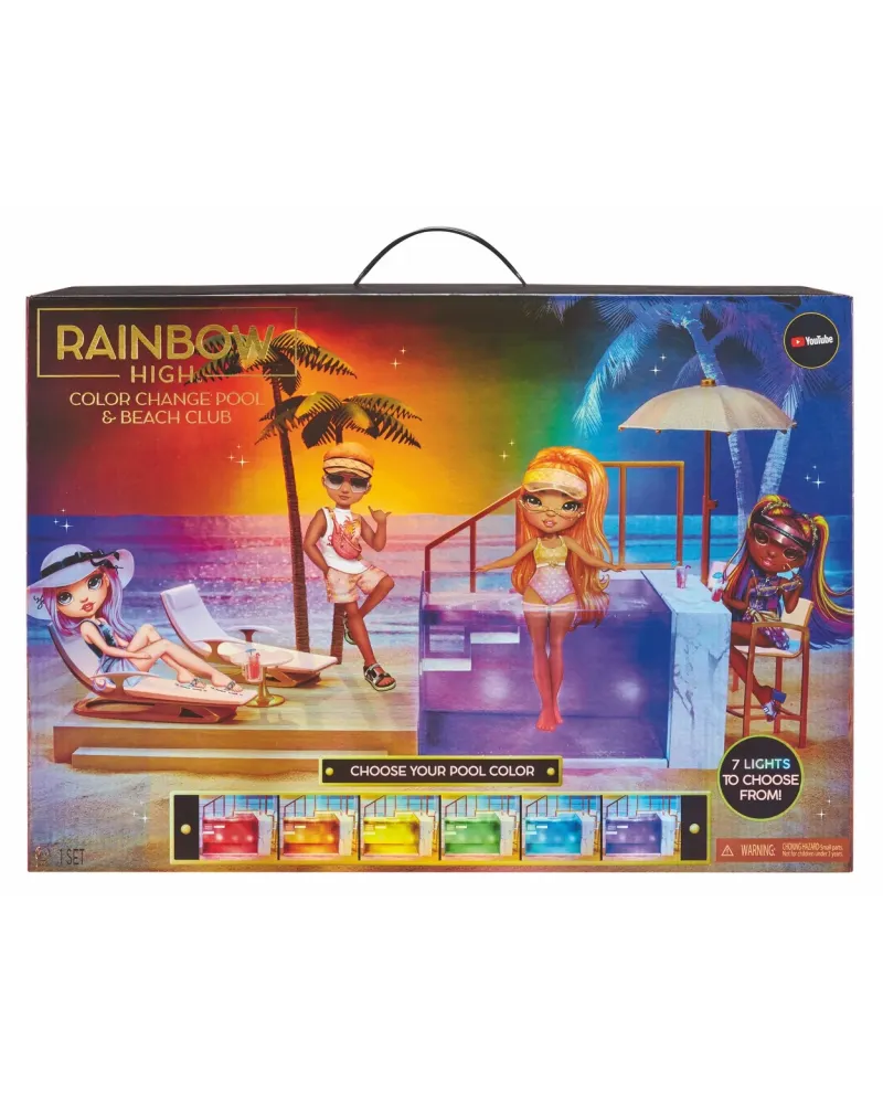 RAINBOW HIGH CLUB DE LA PLAGE PISCINE  Se prélasser au bord de la p...