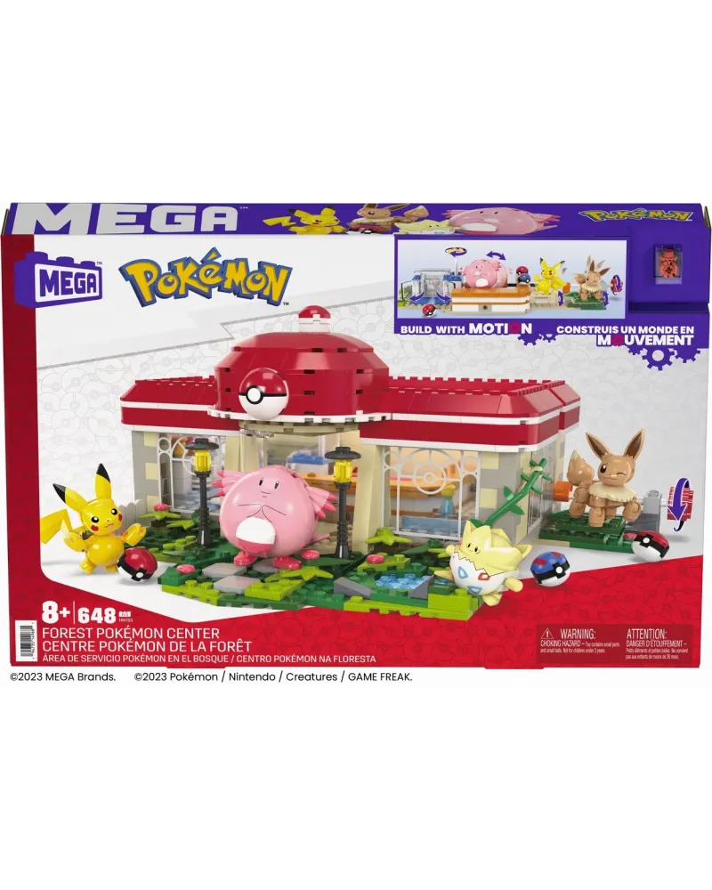 POKEMON CENTER  648 pièces et 4 figurines incluses. MGBHNT93 MEGABL...