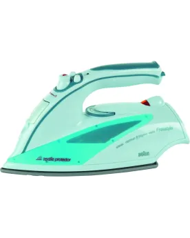 FER A REPASSER BRAUN BLANC/BLEU  Fonction vaporisation et en tourna...