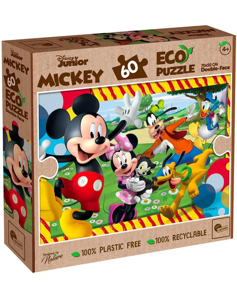 DISNEY ECO-PUZZLE MICKEY MOUSE 60 PCES