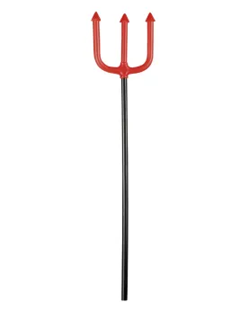 TRIDENT DE DIABLE 58CM  105 cm. Pour supporter nos Diables rouges !...