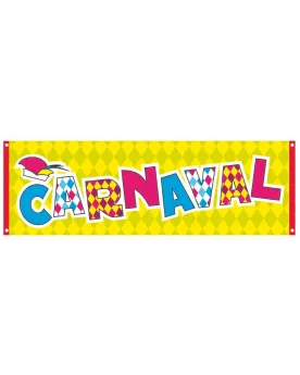 BANNIERE CARNAVAL  220 x 74 H cm. BLD44253  Âge Minimum: 8A -Âge Ma...