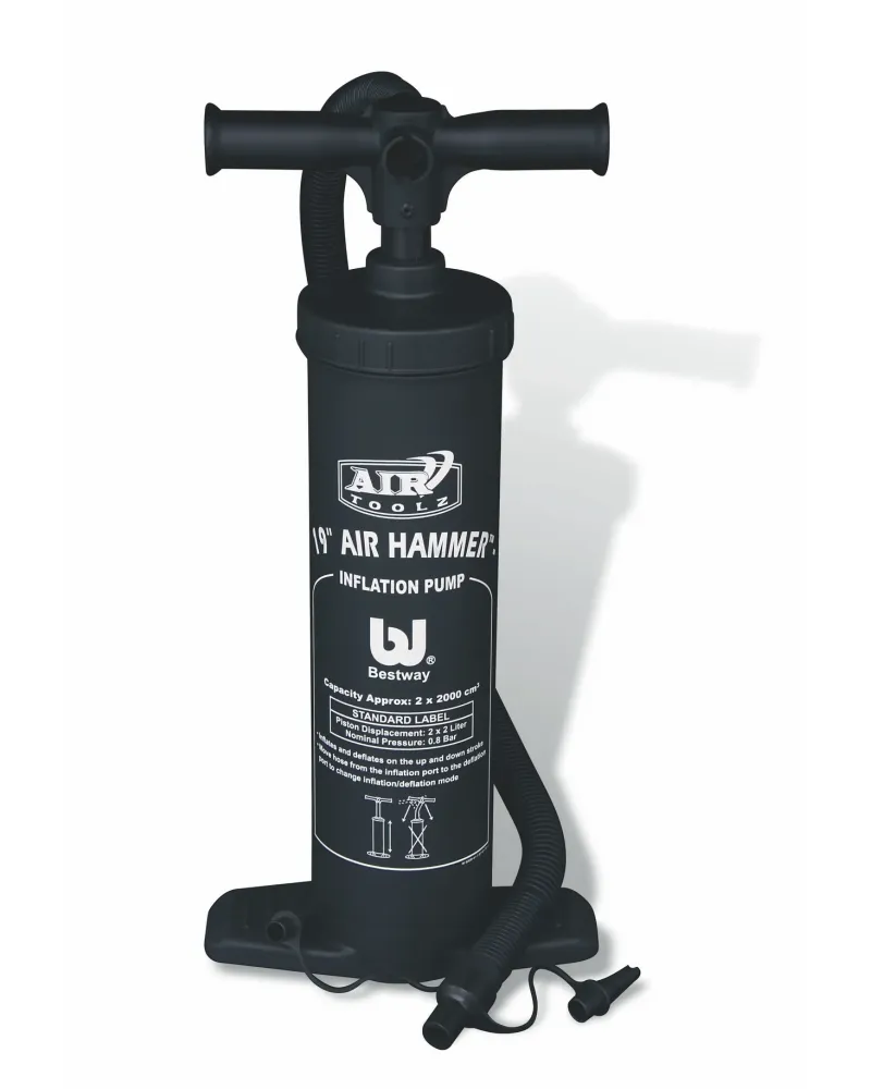 POMPE DOUBLE EFFET 2X2000CC  Gonfle et dégonfle 2 X 2000 CC. 3 type...