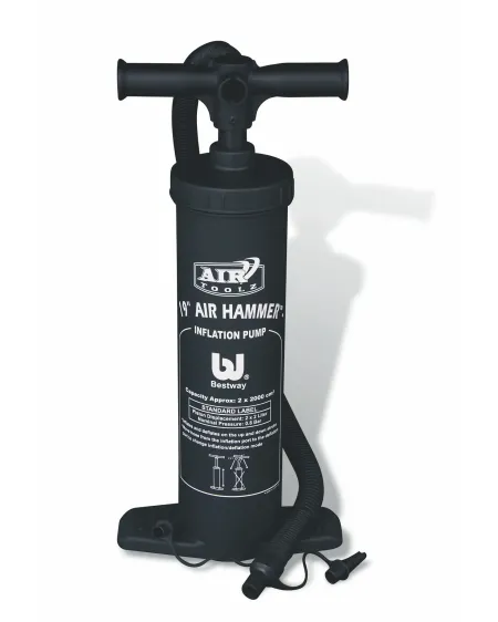 POMPE DOUBLE EFFET 2X2000CC  Gonfle et dégonfle 2 X 2000 CC. 3 type...