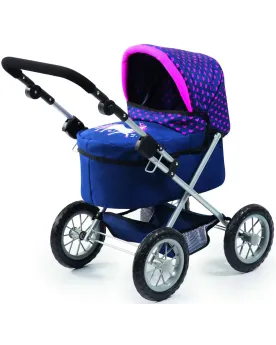 LANDAU TRENDY PM + SAC  Hauteur ajustable à la poignée de 39 à 68 c...