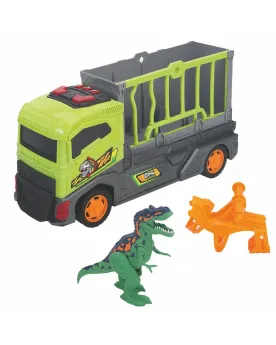 CAMION L/S + DINO EXCITE DANS LA CAGE  Quand le véhicule avance, le...