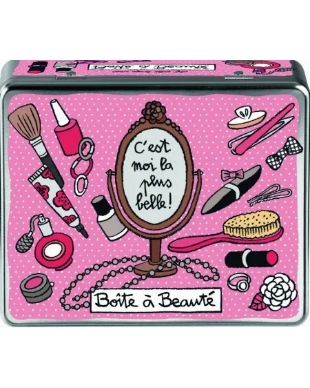 BOITE BEAUTE METAL 20CM LA PLUS BELLE   DLPP005-M022370  Âge Minimu...