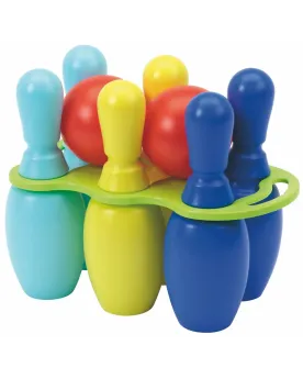 JEU DE 6 QUILLES GEANTES 30 CM  6 quilles + 2 boules rangées sur un...