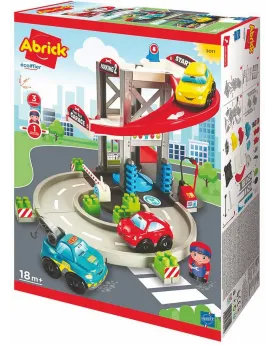 ABRICK LE GARAGE 2 ETAGES + 3 VOITURES  1 personnage, 1 lanceur, 1 ...