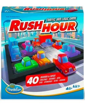 THINKFUN RUSH HOUR Choisis une des 40 cartes challenges et place le...