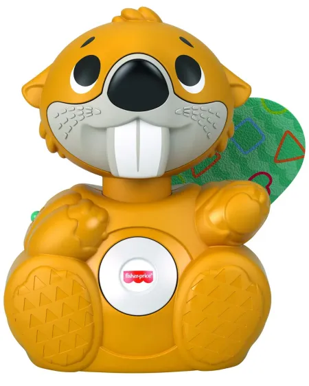 FISHER LINKIMALS HECTOR LE CASTOR Appuie sur sa tête pour déclenche...