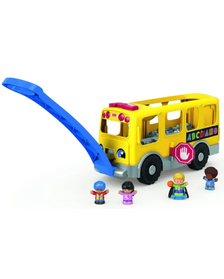 LITTLE PEOPLE SCHOOL BUS Contient 2 figurines et 2 points d'activat...