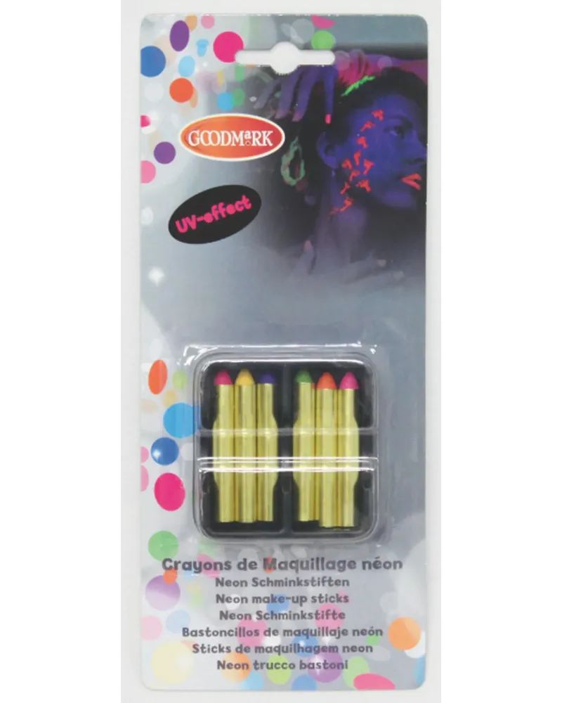 GREASE 6 PTS CRAYONS FLUO   GOD02020165  Âge Minimum: 12A -Âge Maxi...