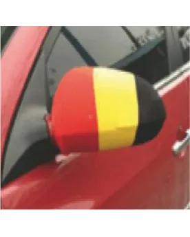 HOUSSE DE RETROVISEUR BELGE  Aux couleurs de la Belgique. GOD133354...