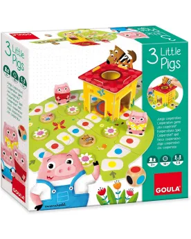 3 LITTLE PIGS  Ils doivent rentrer à la maison avant le loup sinon ...