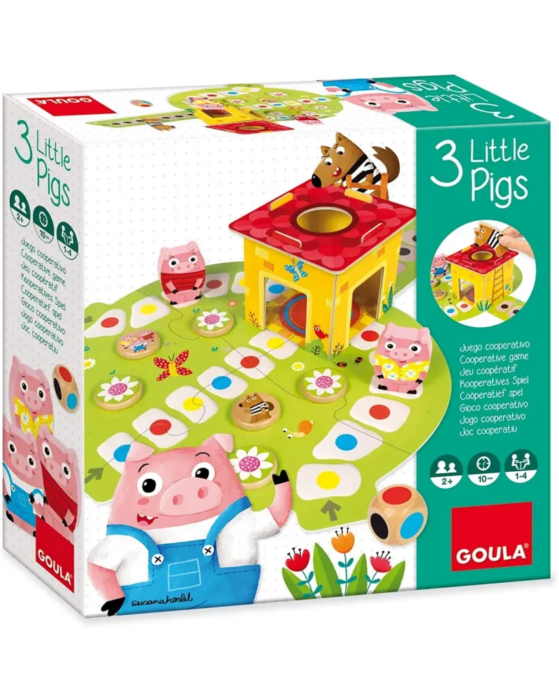 3 LITTLE PIGS  Ils doivent rentrer à la maison avant le loup sinon ...