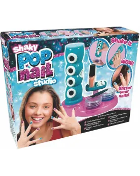 SHAKY POP NAIL STUDIO Applique le vernis sur tes ongles, choisis ta...
