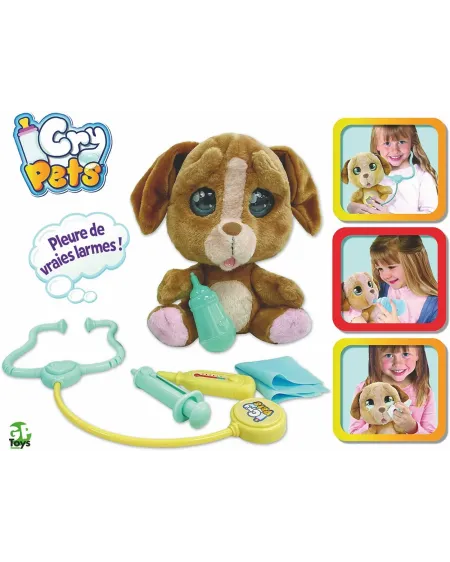 CRY PETS SET VETERINAIRE  Un mignon chiot de 22 cm qui pleure de vr...