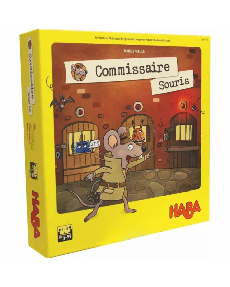 COMMISSAIRE SOURIS Les bandits veulent s'évader ! Aide le commissai...