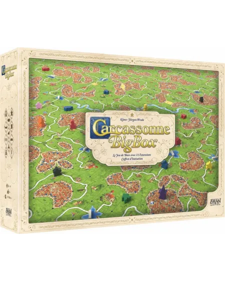 Z-MAN GAMES CARCASSONNE BIG BOX  11 extensions en plus du jeu strat...