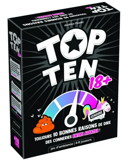COCKTAIL GAMES TOP TEN 18+ 500 thèmes épicés et délirants qui vous ...