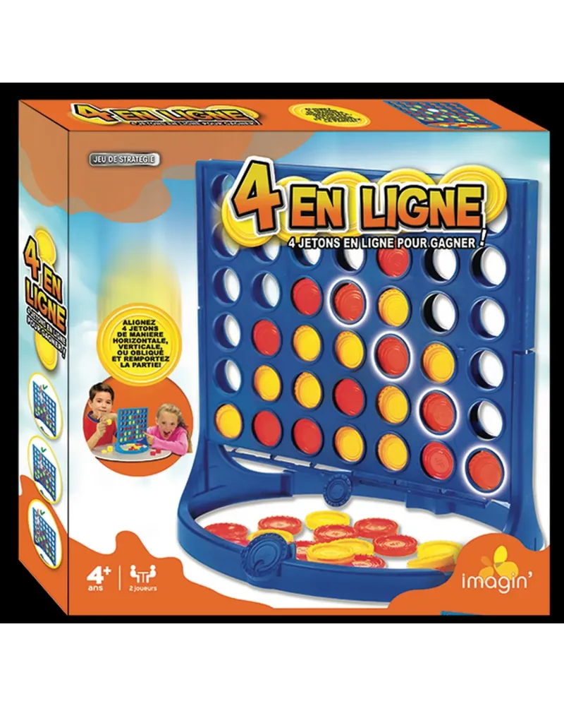 JEU 4 EN LIGNE  4 pions alignés, c'est gagné ! IMA3984  Âge Minimum...