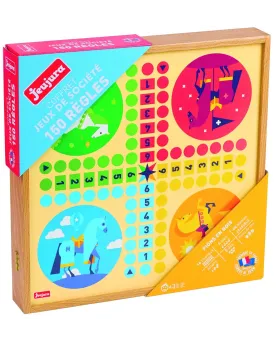 COFFRET BOIS 150 JEUX CLASSIQUES 150 règles. Jeux en bois : petits ...