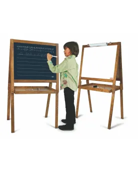 GRAND TABLEAU DES ECOLIERS 1M20 66X54  Une face ardoise et une face...