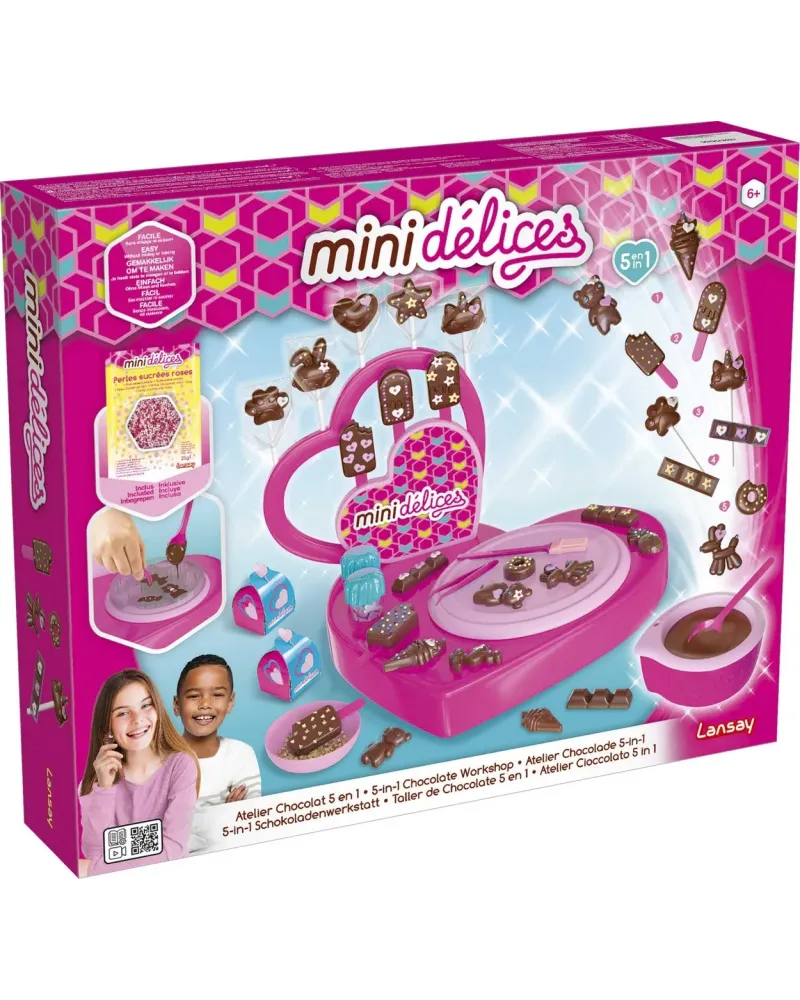 MINI DELICES SUPER ATELIER DE CHOCOLAT  Pour créer 5 types de gourm...