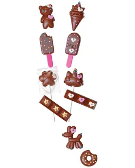 MINI DELICES SUPER ATELIER DE CHOCOLAT  Pour créer 5 types de gourm...